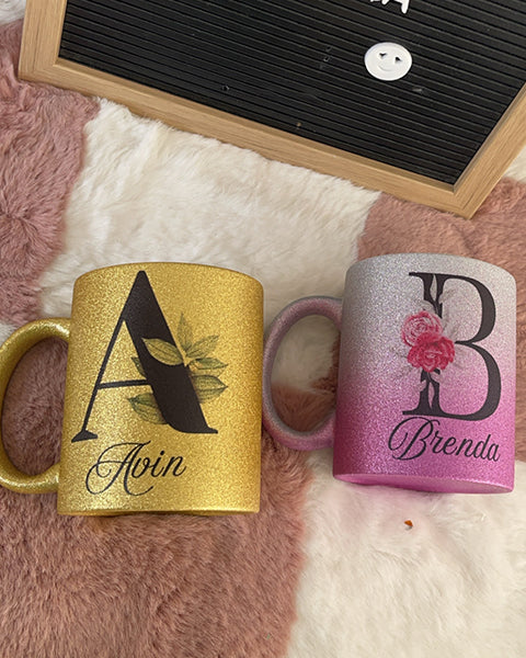 Glitter Mugs