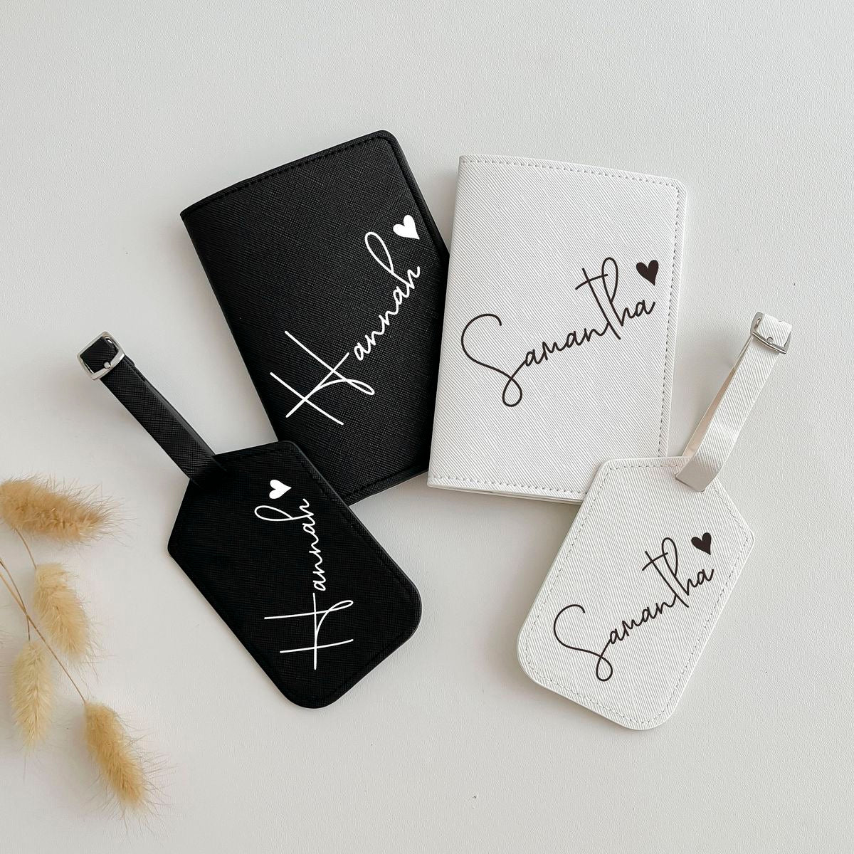 PASSPORT COVER LUGGAGE TAG SET