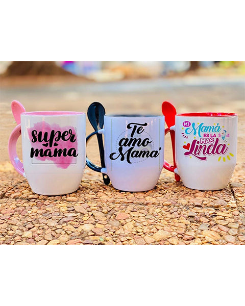 MUGS WITH SPOON